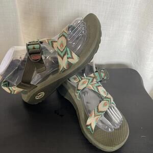 Chaco Z1 Women’s 8 Teal Orange Gray